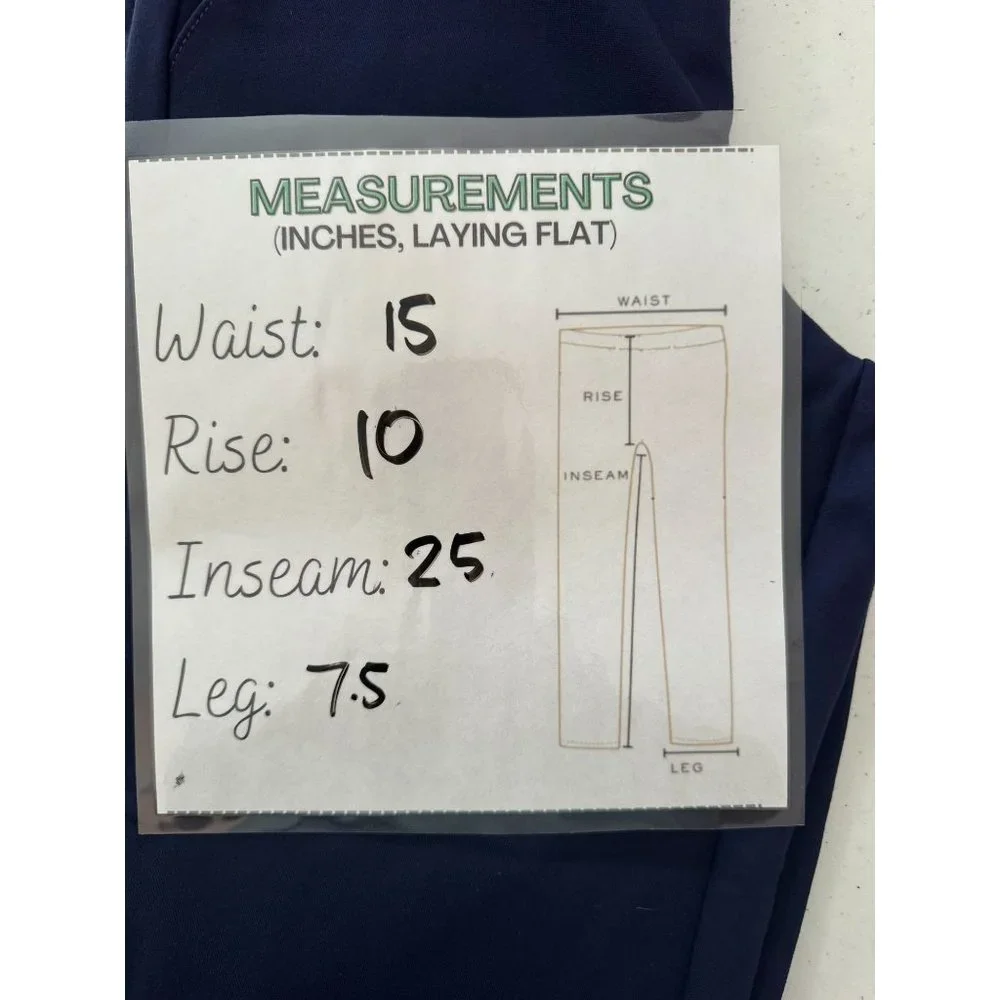 Gloria Vanderbilt NWT Sz 6 Marine Navy Pull On Crop Trouser - Picture 6 of 12
